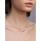 Gold Curved Bar Necklace, image , picture 3