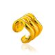 Sculptural Design Gilded Silver Ear Cuff The Liquid, image 