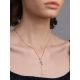 Ultra Feminine Gold Crystal Lariat Necklace, image , picture 3