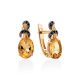 Lustrous Gold Citrine Earrings, image 