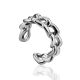 Trendy Chain Motif Silver Ear Cuff The ICONIC, image 