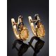 Lustrous Gold Citrine Earrings, image , picture 2