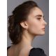Timeless Design Gold Crystal Earrings, image , picture 3