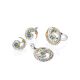 Feather Motif Silver Topaz Pendant, image , picture 4