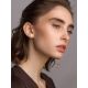 Refined Gilded Silver Amber Chain Dangle Earrings The Palazzo, image , picture 4