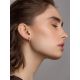 Rose Plated Silver Mini Hoop Earrings The ICONIC, image , picture 3