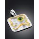 Fabulous Silver Chrysolite Pendant, image , picture 2