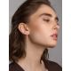 Rose Plated Silver Chain Dangle Earrings The ICONIC, image , picture 3