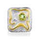 Fabulous Gilded Silver Chrysolite Ring, Ring Size: 9 / 19, image , picture 3