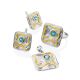 Abstract Design Silver Topaz Pendant, image , picture 4