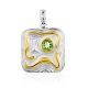 Fabulous Silver Chrysolite Pendant, image 