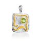 Fabulous Silver Chrysolite Pendant, image , picture 3