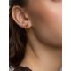 Gilded Silver Triple Line Stud Earrings The ICONIC, image , picture 3