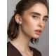 Asymmetric Pairing Of Silver Earrings The Liquid, image , picture 3
