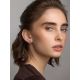 Asymmetric Pairing Of Gold-Plated Silver Earrings The Liquid, image , picture 3