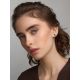 Asymmetric Pairing Of Gold-Plated Silver Earrings The Liquid, image , picture 4