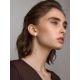 Fashionable Silver Amber Dangle Earrings The Palazzo, image , picture 3