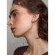 Fashionable Silver Amber Dangle Earrings The Palazzo, image , picture 4