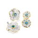 Floral Design Silver Topaz Earrings, image , picture 3