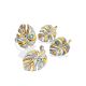 Leaf Design Silver Topaz Pendant, image , picture 4