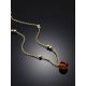 Refined Gilded Silver Amber Necklace The Palazzo, image , picture 2