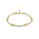 Trendy Gilded Silver Chain Bracelet The Sparkling, image 