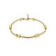 Trendy Gilded Silver Chain Bracelet The Sparkling, image 