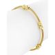Trendy Gilded Silver Chain Bracelet The Sparkling, image , picture 4