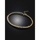 Bicolor Gilded Silver Beaded Bracelet The Sparkling, image , picture 2