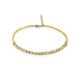 Bicolor Gilded Silver Beaded Bracelet The Sparkling, image 