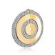 Gorgeous Gold Crystal Disc Pendant, image , picture 4