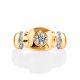 Fabulous Gold Crystal Ring, Ring Size: 6 / 16.5, image , picture 3