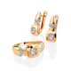 Fabulous Gold Crystal Ring, Ring Size: 6 / 16.5, image , picture 4