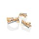 Elegant Chain Motif Gold Crystal Set, Ring Size: 9 / 19, image , picture 5