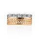 Stylish Gold Crystal Ring, Ring Size: 7 / 17.5, image , picture 4