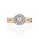 Gold Crystal Statement Ring, Ring Size: 8.5 / 18.5, image , picture 4