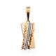 Timeless Design Gold Crystal Pendant, image 