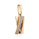 Timeless Design Gold Crystal Pendant, image , picture 4