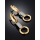 Gold Crystal Statement Earrings, image , picture 2