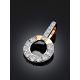 Geometric Design Gold Crystal Pendant, image , picture 2