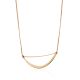 Gold Curved Bar Necklace, image , picture 4