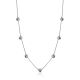 Silver Beaded Chain Necklace The Sparkling, image 