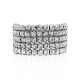 Sophisticated Design Silver Beaded Ring The Sparkling, Ring Size: 6.5 / 17, image , picture 4