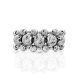 Glittering Silver Beaded Ring The Sparkling, Ring Size: 6.5 / 17, image , picture 5
