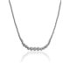 Glittering Silver Beaded Necklace The Sparkling, image 