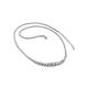 Glittering Silver Beaded Necklace The Sparkling, image , picture 4