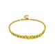 Elegant Gilded Silver Beaded Bracelet The Sparkling, image 
