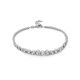 Chic Silver Beaded Bracelet The Sparkling, image 