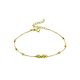 Refined Gilded Silver Chain Bracelet The Sparkling, image 