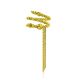 Fashionable Gilded Silver Tassel Ring The Sparkling, Ring Size: 5.5 / 16, image , picture 4